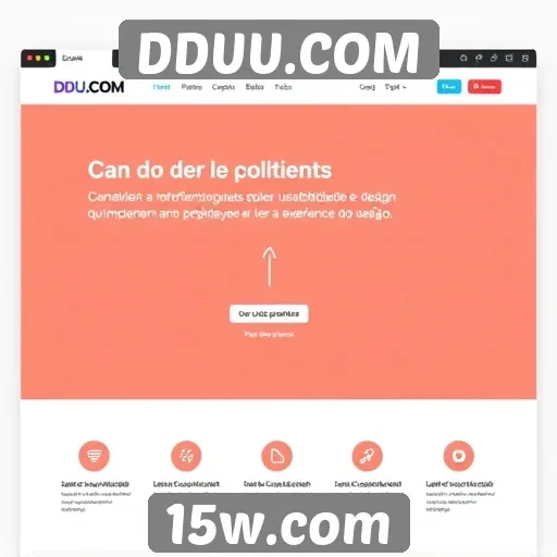 Análise da interface de usuário do site DDUU.COM